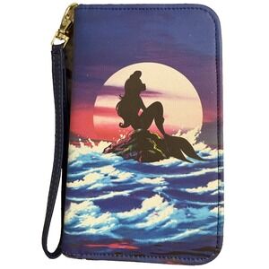 Loungefly Disney The Little Mermaid Silhouette Tech Wallet / Wristlet with Strap